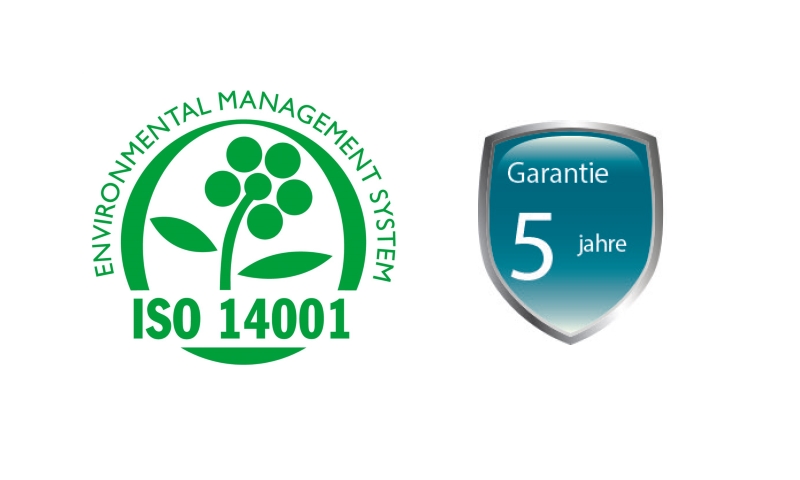 Büroschnäppchen Bürodrehstühle Siegel ISO 14001 - Garantie 5 Jahre