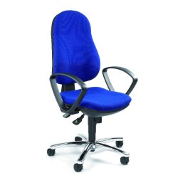 Bürodrehstuhl "Komfort", blau