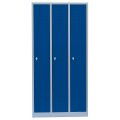Stahl-Kleiderschrank / Spind, 3 Abteile, 90 cm in verschiedenen Farben