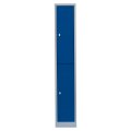 Stahl-Kleiderschrank doppelstöckig, 1 Abteil, 30 cm in verschiedenen Farben