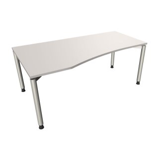 EDV Schreibtisch mit 4-Fußgestell "Premium", 180 cm  in verschiedenen Ausführungen