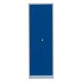 Putzmittelschrank / Besenschrank in enzianblau , Abteilbreite 30 cm