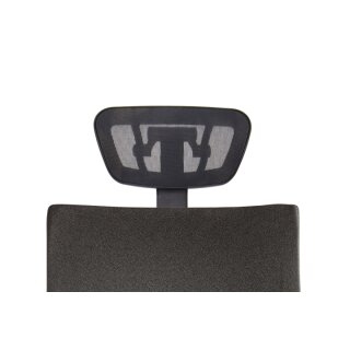 Bürodrehstuhl "Edition Netz" mit Kopfstütze und Aluminium-Fußkreuz