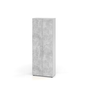Aktenschrank "PRO" 6 Ordnerhöhen - Korpus grau, Türen beton